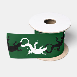 Lizard Ribbon Paper Custom Lizard Reptile Ribbon Satin Ribbon