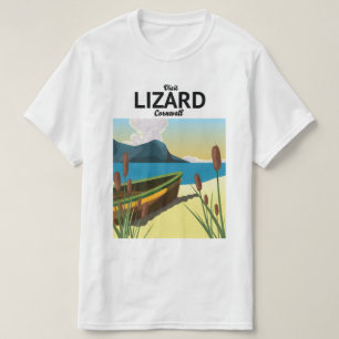 Lizard seaside travel poster T-Shirt
