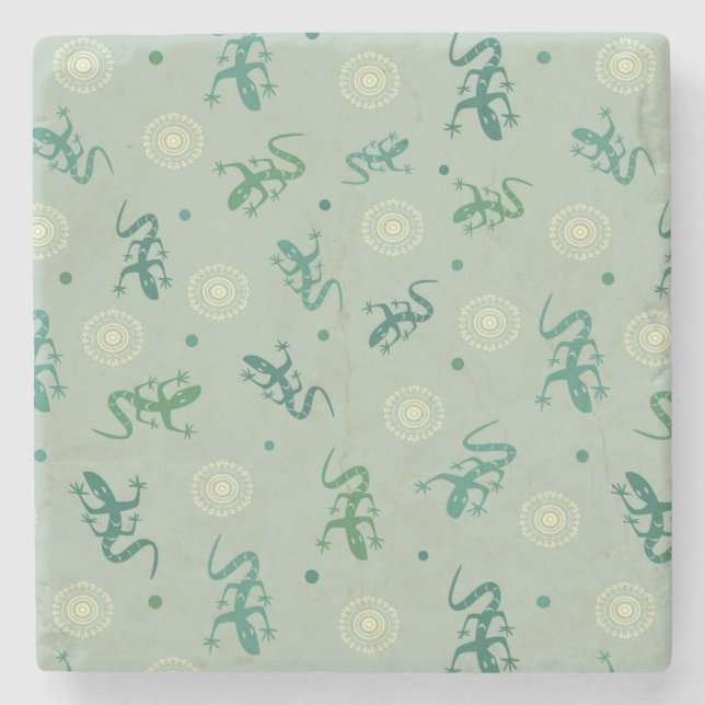 Lizard Stone Coaster (Front)