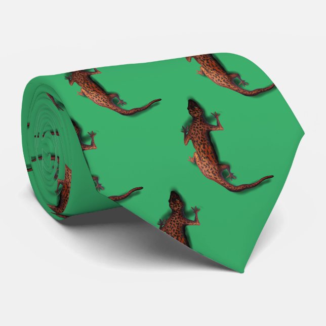 Lizard Wildlife Tie (Rolled)
