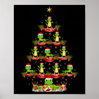 Lizard Xmas Lighting Santa Lizard Christmas Tree