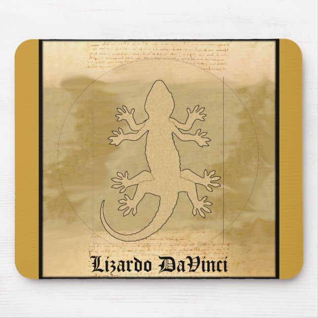 Lizardo DaVinci Mouse Pad (Front)