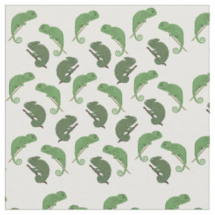Lizards Chameleons Art Fabric