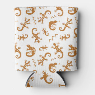 Lizards Chameleons: Seamless Pattern Design. Can Cooler