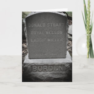 Lizzie Borden - Donald Stuart, Laddie Miller, Dogs Card
