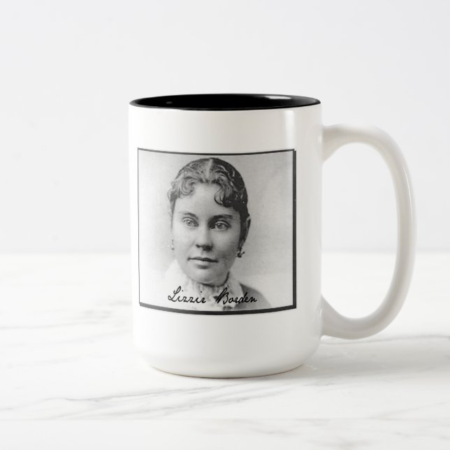 Lizzie Borden Two-Tone Coffee Mug (Right)