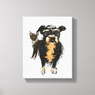Lizzie&Kitty Canvas Print