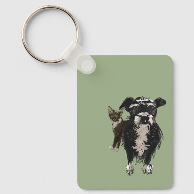 Lizzie & Kitty Key Ring (Front)
