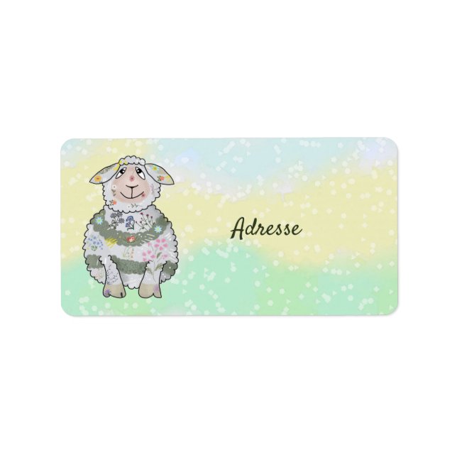 Lizzy  adressaufkleber label (Front)