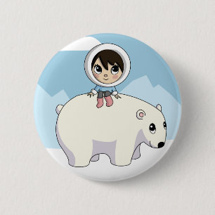 Lizzy and Frosting 6 Cm Round Badge