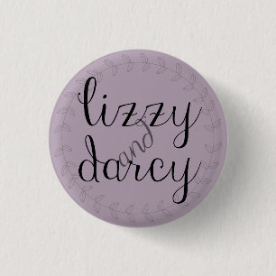 Lizzy & Darcy pin for Jane Austen fans.