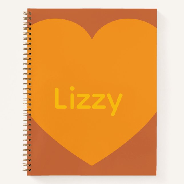 Lizzy Hugs Notebook Diamond (Front)
