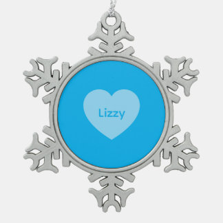 Lizzy Hugs Snowflake Xmas Tree Crystal Decoration