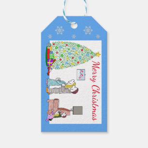 Lizzy's People Christmas Surprise Gift Tags