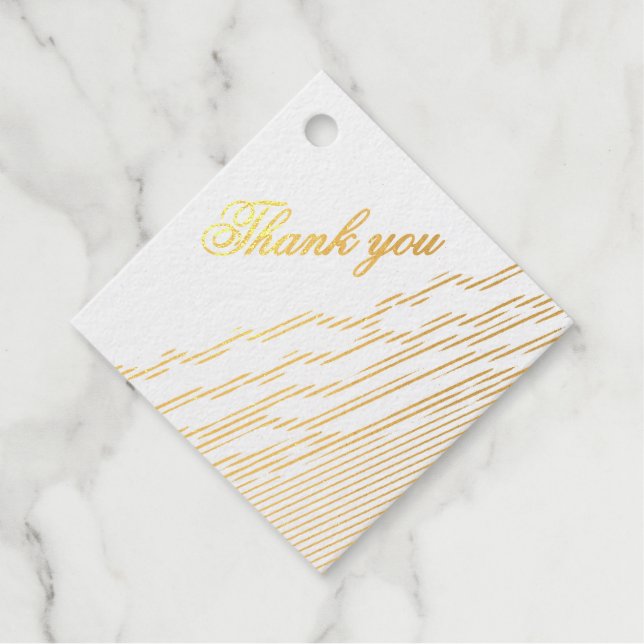 LJ Monogram Elegant Wedding  Favour Tags (Front)