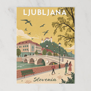 Ljubljana Castle Postcard