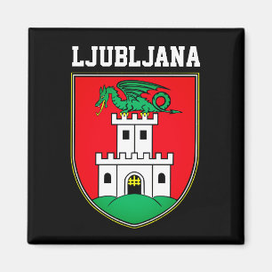 Ljubljana coat of arms - SLOVENIA Magnet