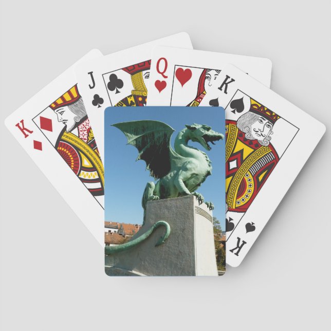 Ljubljana Dragon Playing Cards (Back)