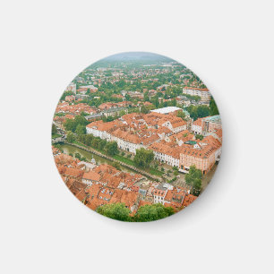 Ljubljana from above magnet