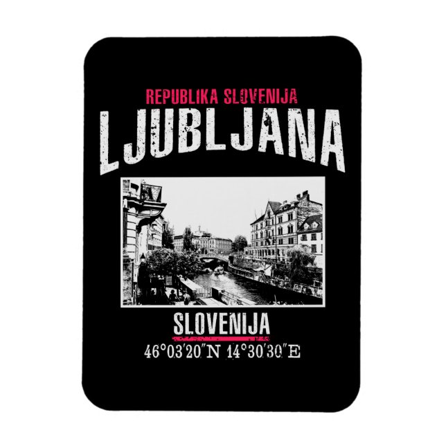 Ljubljana Magnet (Vertical)