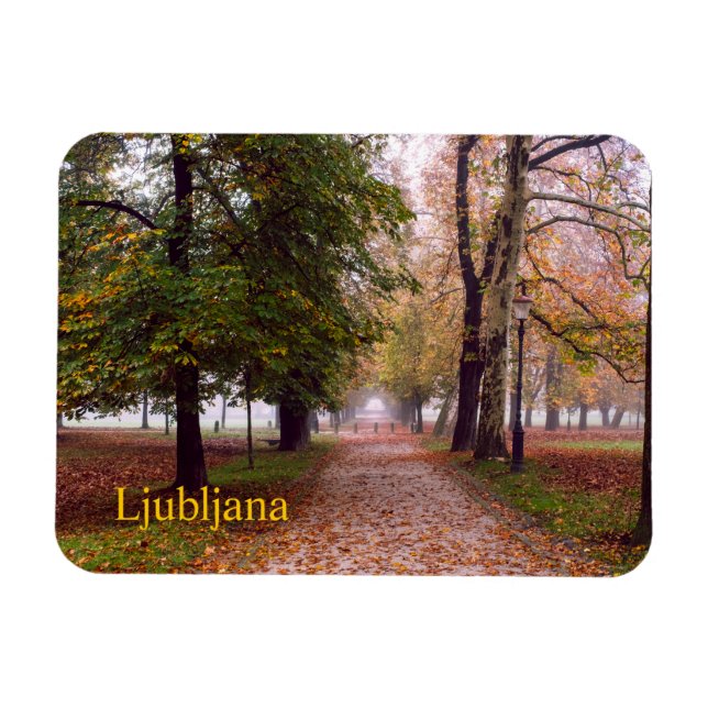 Ljubljana postcard magnet (Horizontal)
