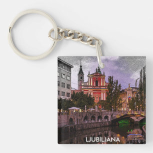 Ljubljana Slovenia Architecture  Key Ring