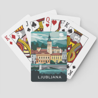 Ljubljana, Slovenia Playing Cards