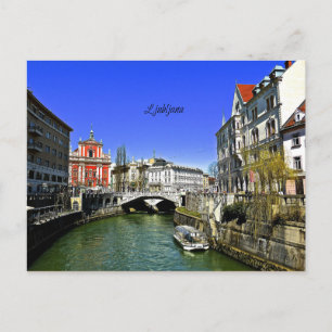 Ljubljana, Slovenia Postcard