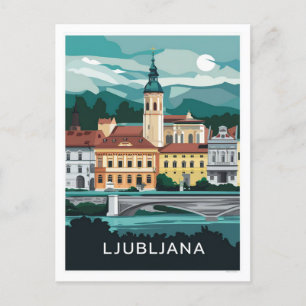 Ljubljana, Slovenia Postcard