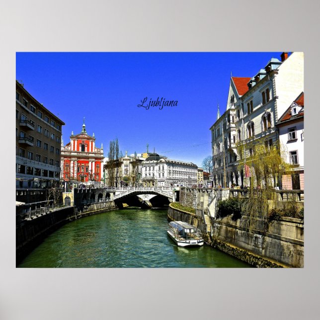 Ljubljana, Slovenia Poster (Front)