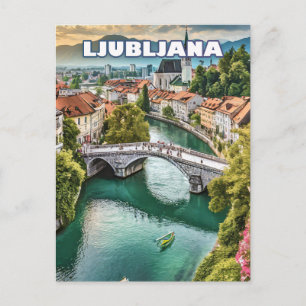 Ljubljana, Slovenian jewel Postcard