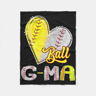 Ll G-ma Heart Sell Softll Lover G-ma Of Both  Fleece Blanket
