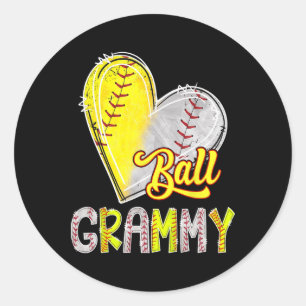 Ll Grammy Heart Sell Softll Lover Grammy Of Both Classic Round Sticker