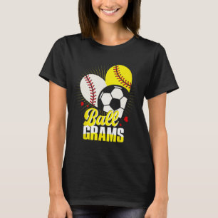 Ll Grams Sell Softll Soccer Funny Cute Xmas T-Shirt
