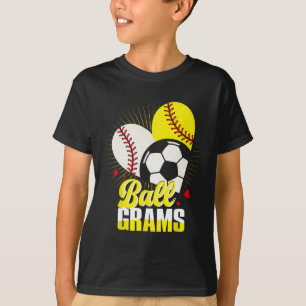 Ll Grams Sell Softll Soccer Funny Cute Xmas T-Shirt