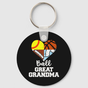 Ll Great Grandma Footll Softll Sketll Volleyll Key Ring
