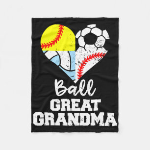 Ll Great Grandma Soccer Sell Softll Volleyll  Fleece Blanket