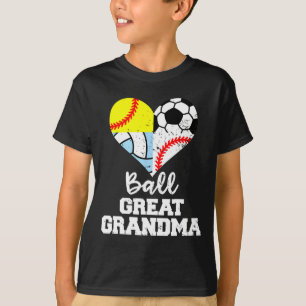 Ll Great Grandma Soccer Sell Softll Volleyll T-Shirt