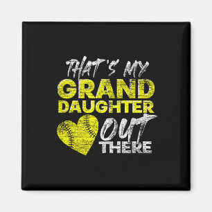 Ll Heart Thats My Granddaughter Out There Softll Magnet