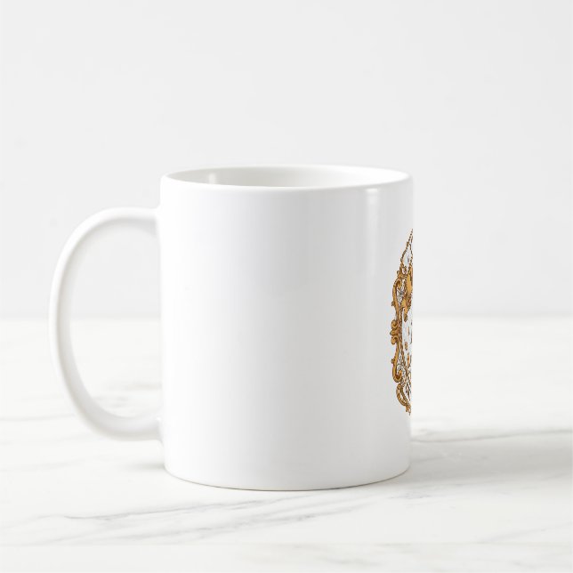 Ll Just Wait Until It Quiet Pumpkin Skeleton Hallo Coffee Mug (Left)