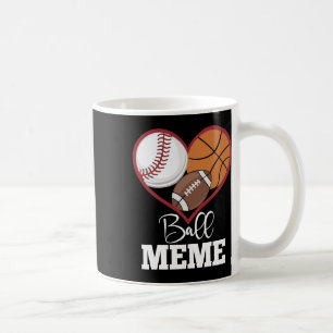 Ll Meme Sell Footll Sketll Heart Coffee Mug