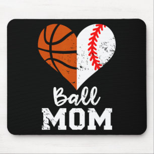 Ll Mom Heart Funny Sell Sketll Mom Mouse Pad