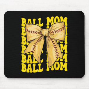 Ll Mom Softll Mom Mama Mother's Day Coquette Bow Mouse Pad