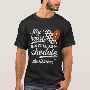 Ll Mum Proud Footll Soccer Mum T-Shirt