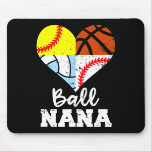 Ll Nana Funny Sell Softll Volleyll Sketll Mouse Pad