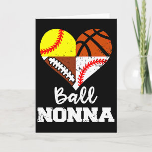 Ll Nonna Footll Sell Softll Sketll Nonna  Card