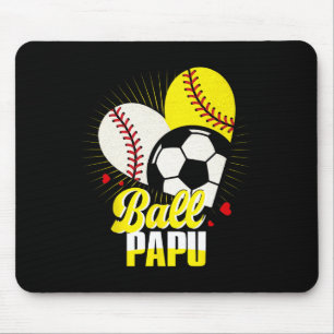 Ll Papu Sell Softll Soccer Funny Cute Xmas Mouse Pad