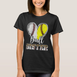 Ll Sister Heart Sell Softll Sister T-Shirt