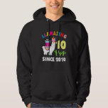 Llama 10 Years Old Birthday  Llama Boys Girls Kids Hoodie<br><div class="desc">Llama 10 Years Old Birthday  Llama Boys Girls Kids</div>