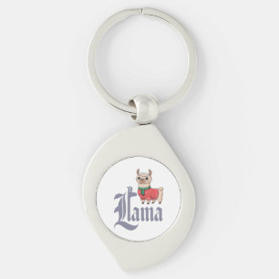 Llama: A Symbol of Wild Beauty Key Ring
